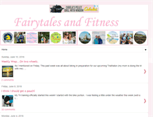 Tablet Screenshot of fairytalesandfitness.com